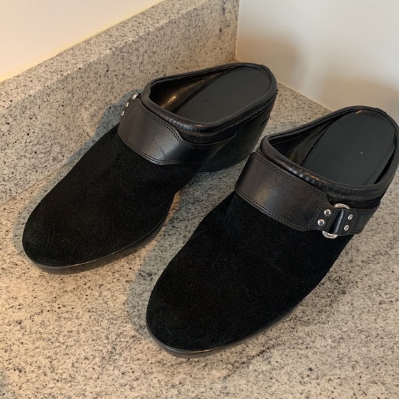 Cole Haan Mules, Black Suede, Size 11 - Picture 4 of 11